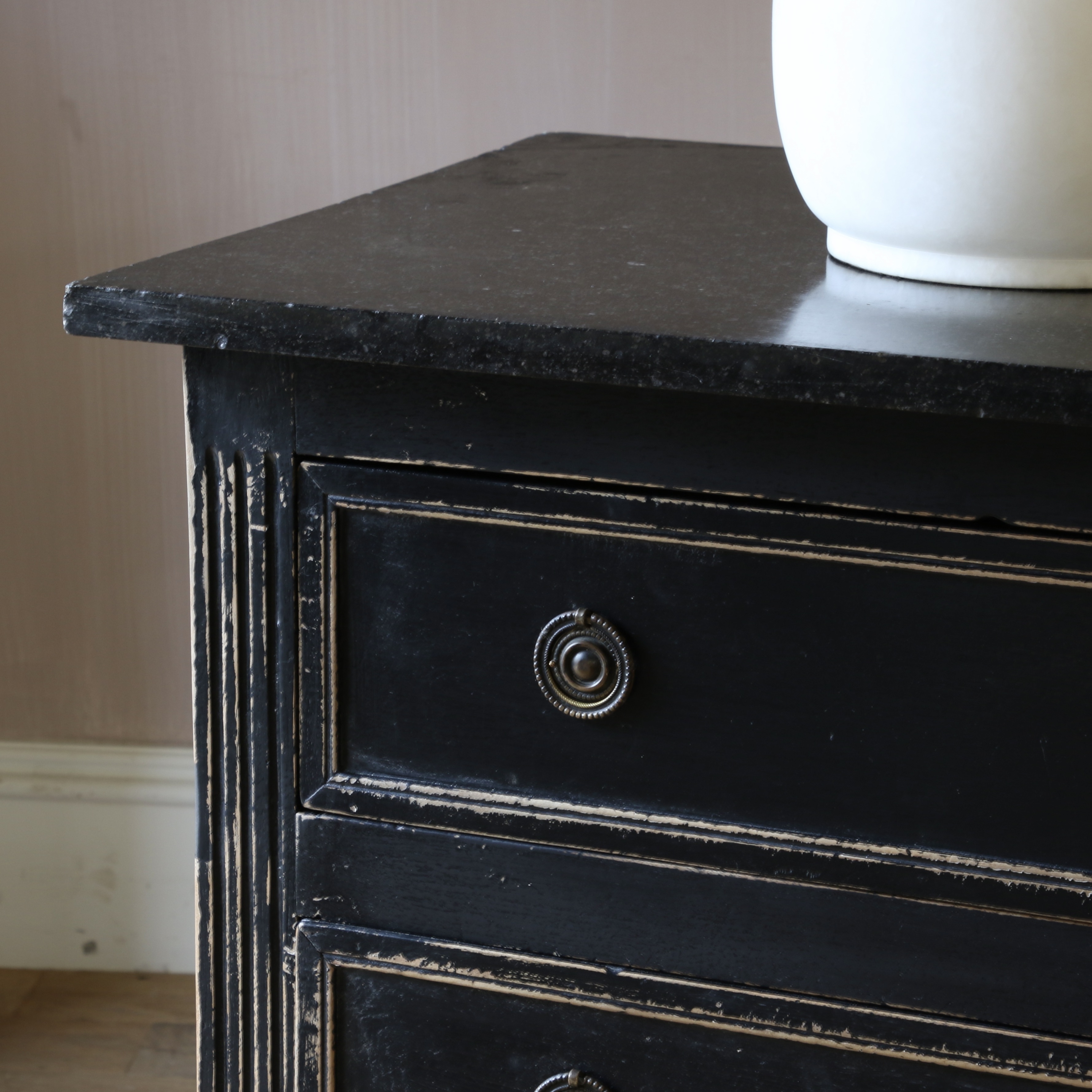Ebonised Louis XV Commode 
